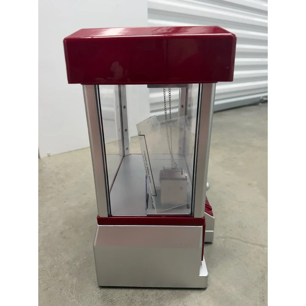 The Claw Toy Grabber Machine Red Silver Arcade Game Tabletop For Parts Repair